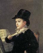 Portrait of Mariano Goya, the Artist's Grandson Francisco Jose de Goya